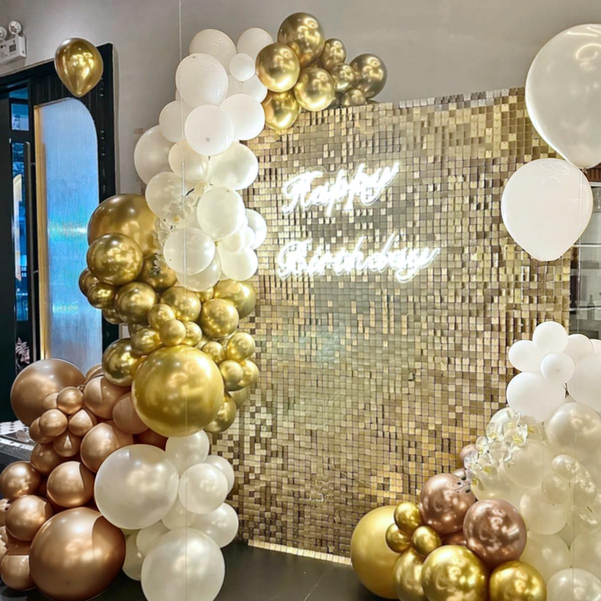 Champagne & Ivory Balloon Garland Kit