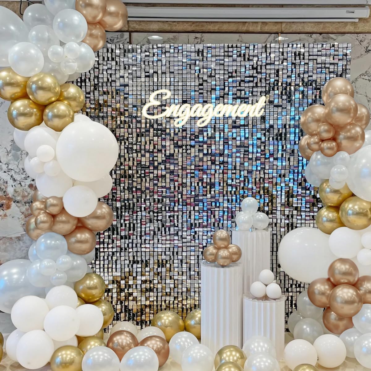 Champagne & Ivory Balloon Garland Kit