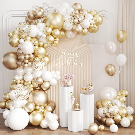 Champagne & Ivory Balloon Garland Kit
