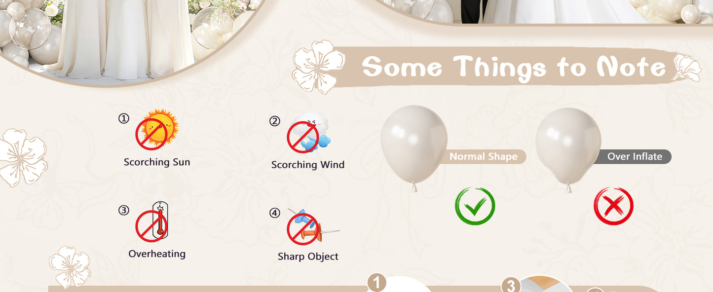 Neutral Beige Balloon Arch Kit