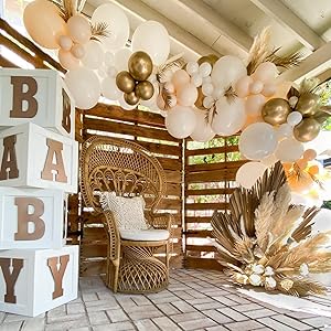 Sand White & Gold Balloon Arch Kit