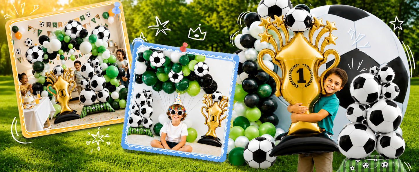 Soccer Game Day Balloon Arch Kit