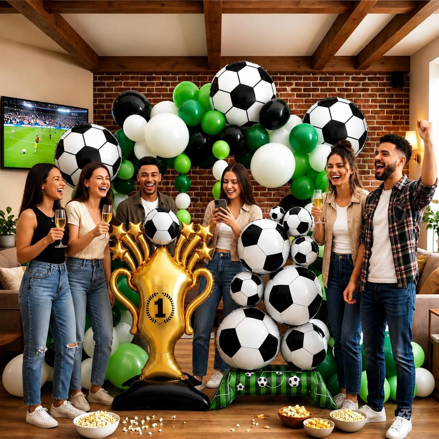 Soccer Game Day Balloon Arch Kit