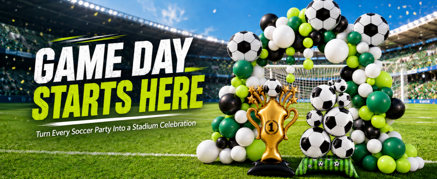 Soccer Game Day Balloon Arch Kit