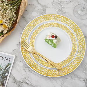 Elegant Silver Party Dinnerware Set