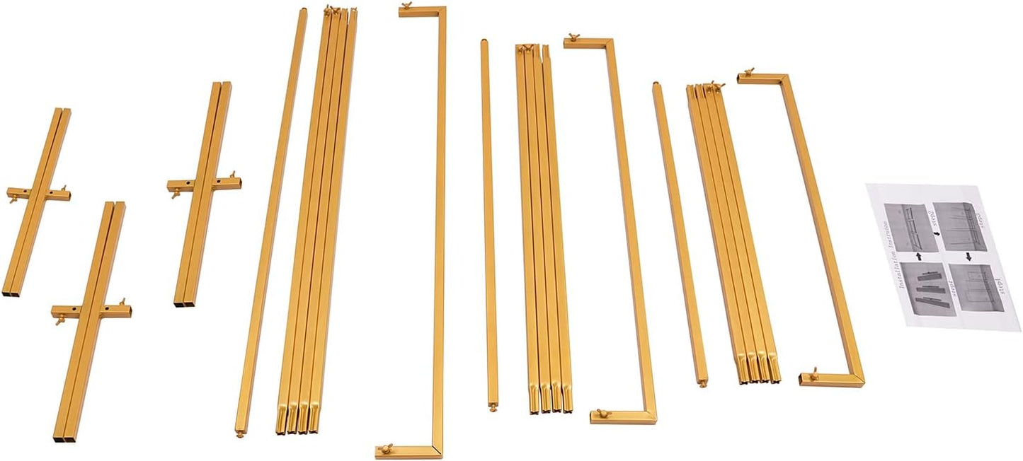 Gold Arch Backdrop Stand Set