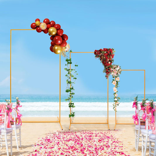 Gold Arch Backdrop Stand Set